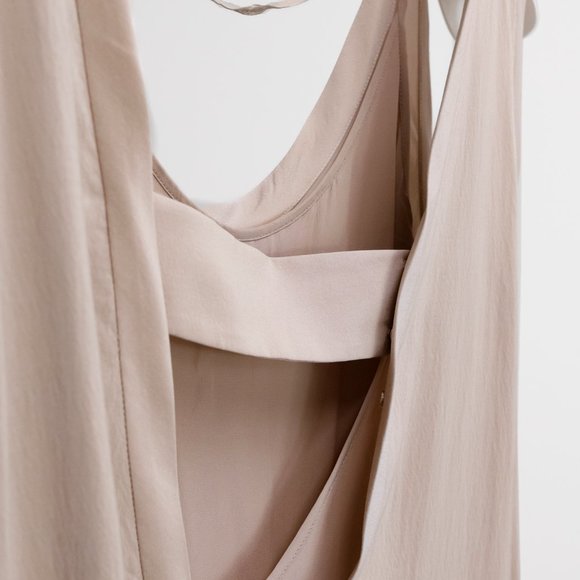 Brunello Cucinelli Nude Silk Monili Bead Maxi Dress - Picture 8 of 14